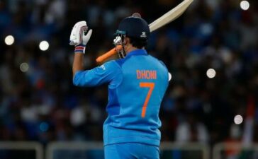 MS Dhoni Jersey 7 Retired