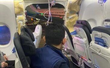 Alaska Airlines Plane Door Open Mid Air