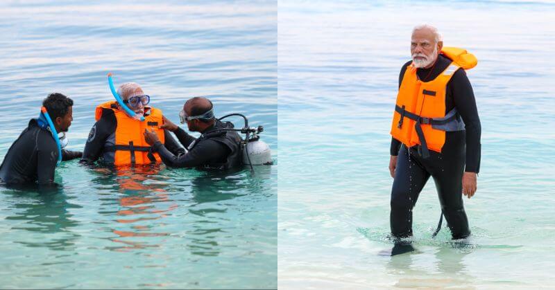 Narendra Modi Lakshadweep Trip