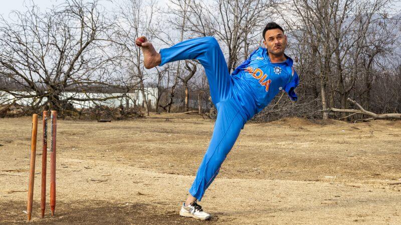 Para Cricket Captain Amir Hussain Lone