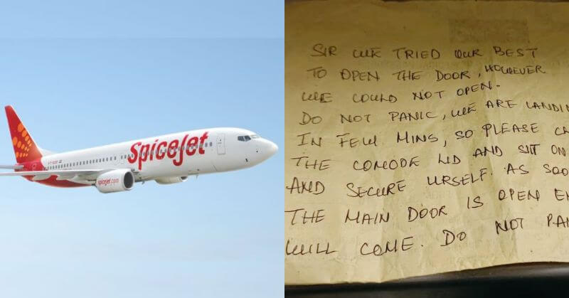 Passenger Trapped In SpiceJet Toilet