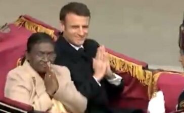 President Macron Extends Namaste