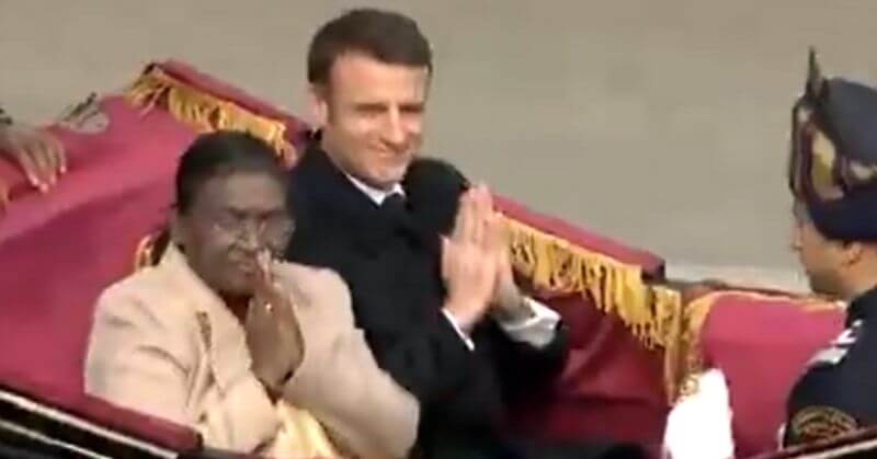 President Macron Extends Namaste