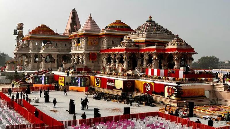 Ram Mandir Ayodhya Pran Pratishtha Modi