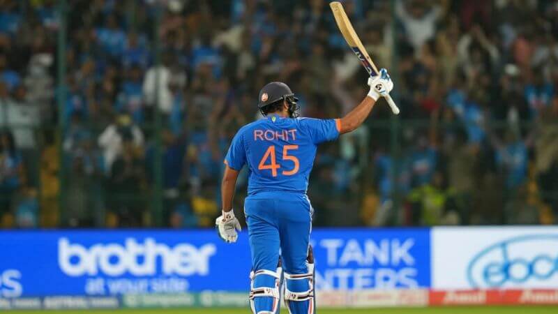 Rohit Sharma 5th T20 100 Afghanistan