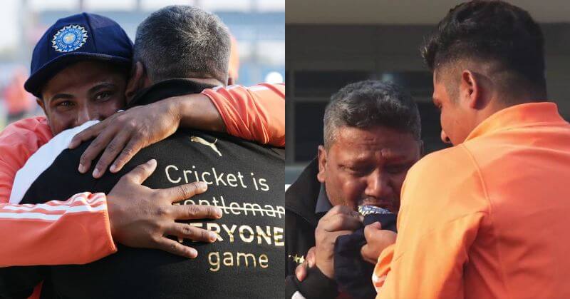 Sarfaraz Khan Father Emotional