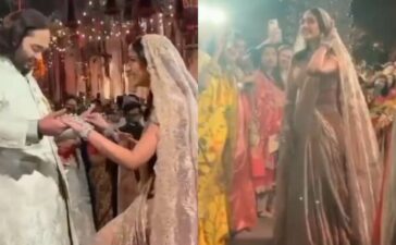 Anant Ambani Welcoming Radhika Merchant