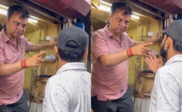 Chhangani Club Kachori Owner Abusing Customer