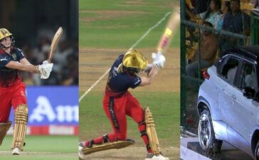 Ellyse Perry SIX breaks Tata Punch Glass Window