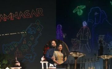 Vantara Jamnagar Drone Show Anant Radhika Pre Wedding