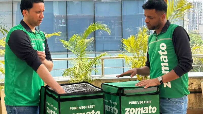 Zomato Green Veg Fleet