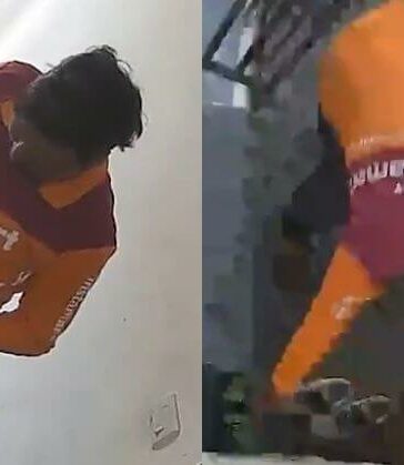 Swiggy Agent Stealing Nike Shoes