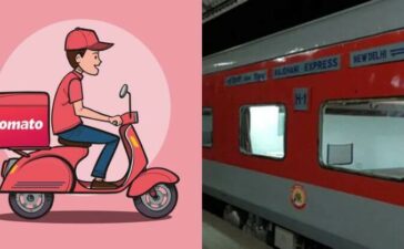 Zomato Delivery To IRCTC Train