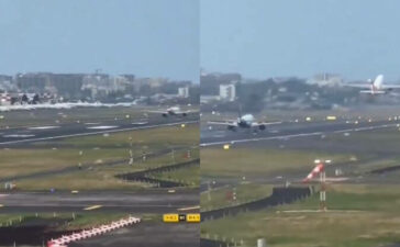 Indigo Air India Flight Touchown Runway