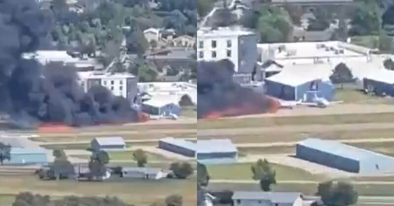 Small Aircraft Crash At Kalispell City