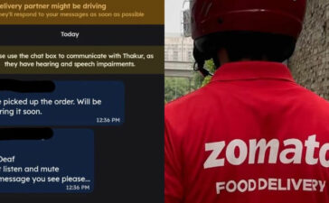 Deaf And Mute Zomato Delivery Partner