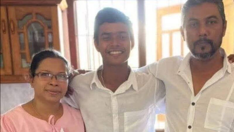 Dunith Wellalage's Father