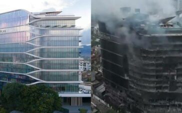 Hilton Kathmandu Burnt
