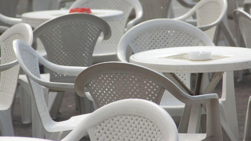 Plastic Chairs Hole At Back