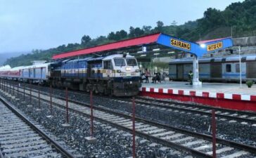 Sairang Rajdhani Train Route Timing