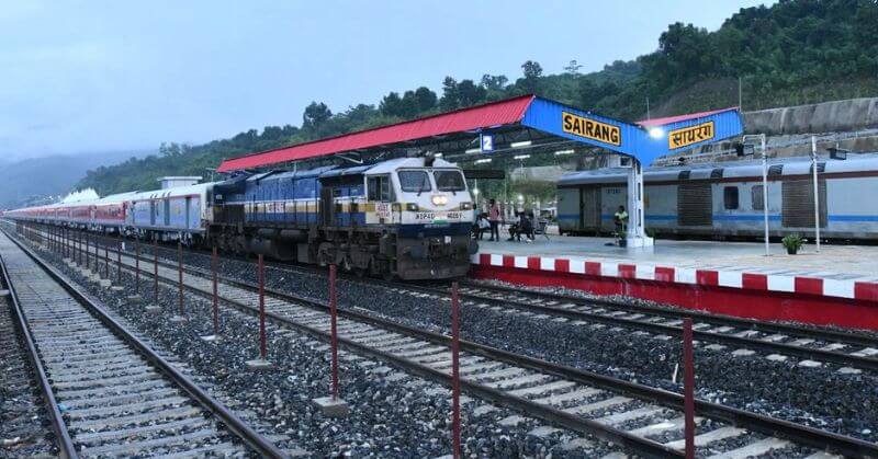 Sairang Rajdhani Train Route Timing