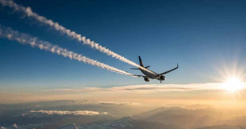 Airplanes Contrails