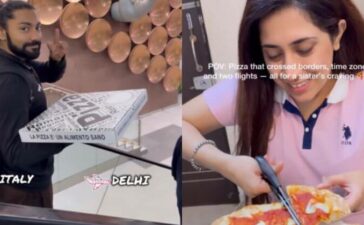 Brother Brings Pizza From Italy For Sister