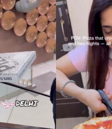 Brother Brings Pizza From Italy For Sister