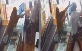 Chilli Powder Robbery Attempt Viral Video