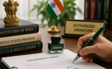 Government Officials Green Ink Signatures