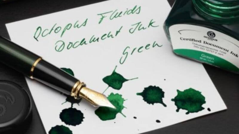 Green Ink Government Signatures