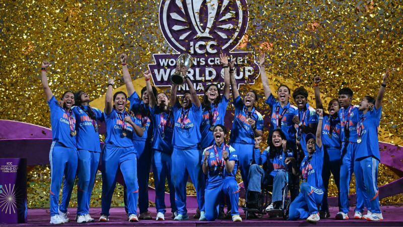 Indian Women Lifts The World Cup