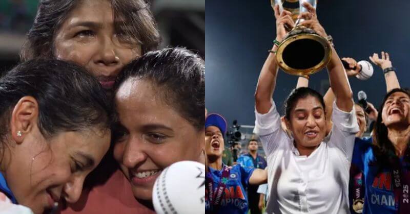Jhulan Goswami Mithali Raj World Cup Celebration