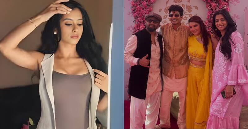 Nandika Dwivedi Palash Muchhal Smriti Mandhana