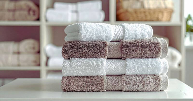 Bath Towel Has Lines