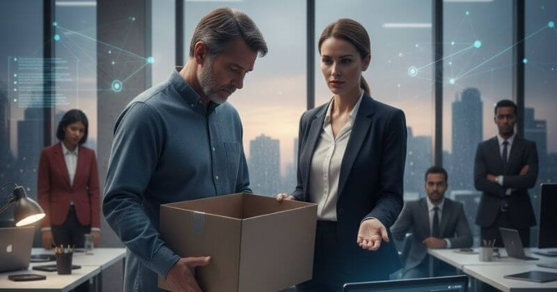 Startup employee fired automation