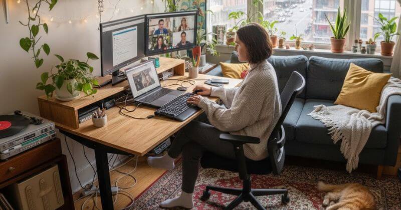 Gen Z Employee Viral Replay Virtual Meeting