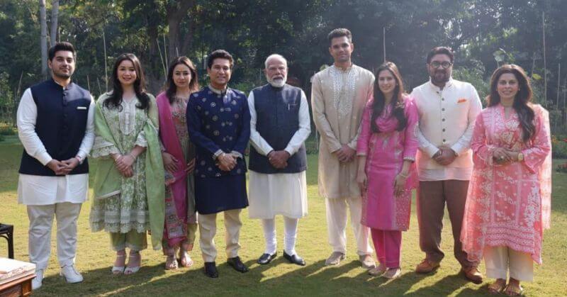 Sachin Tendulkar Arjun Tendulkar Saaniya Chandok