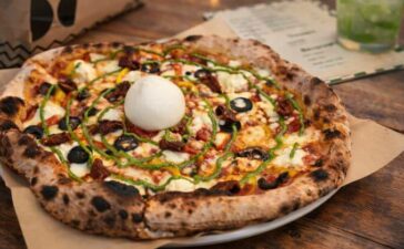 DForno Pizzeria Burrata Cheese Neapolitan Pizza