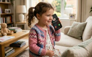 Child Call Father Boss