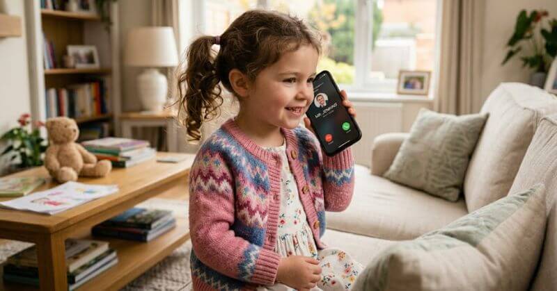 Child Call Father Boss