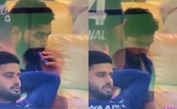 Riyan Parag Caught Vaping