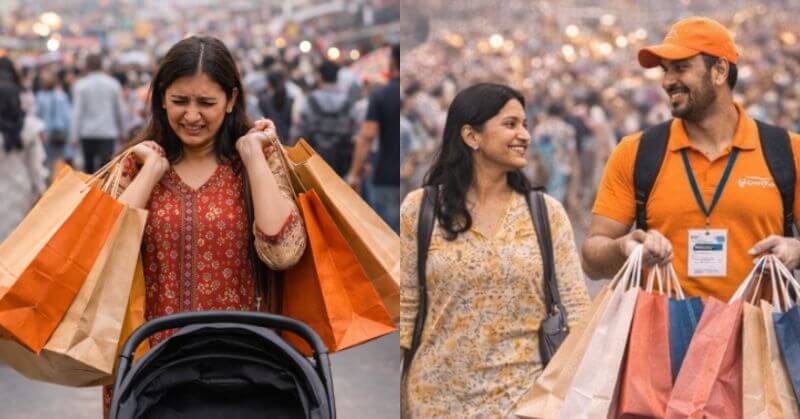 Delhi Startup CarryMen Offer Shopping Assistants