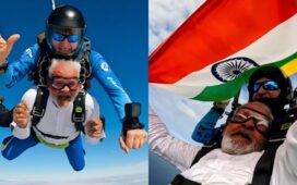 Indian Grandfather Fearless 18000 Feet Skydive Australia