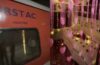 AC Train Coach Decorated Honeymoon Suite Railway Action