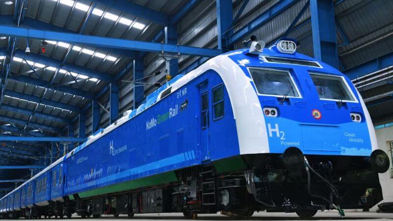 India First Hydrogen Train Haryana Route