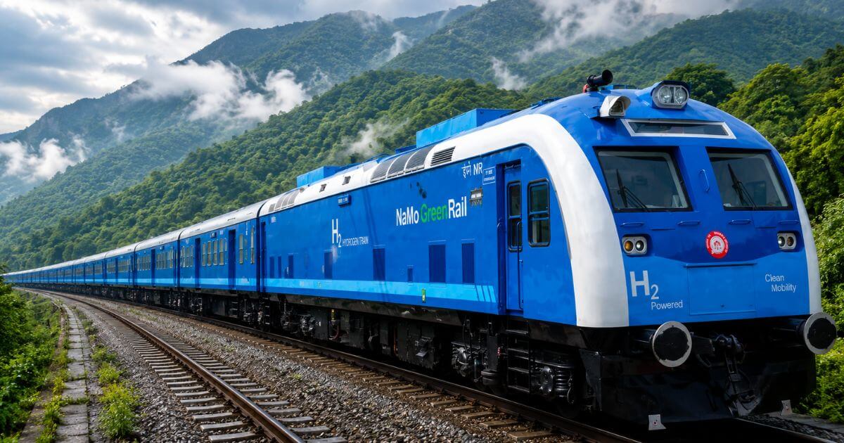 India First Hydrogen Train Save Diesel