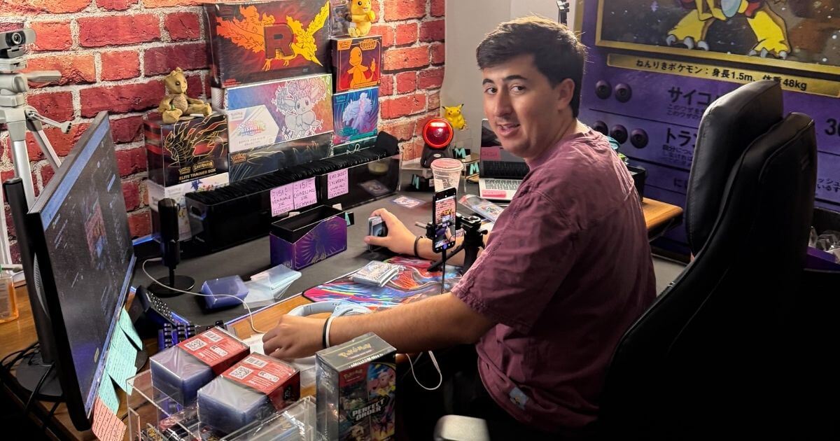 Andres Fernandez College Dropout Pokemon Cards Business