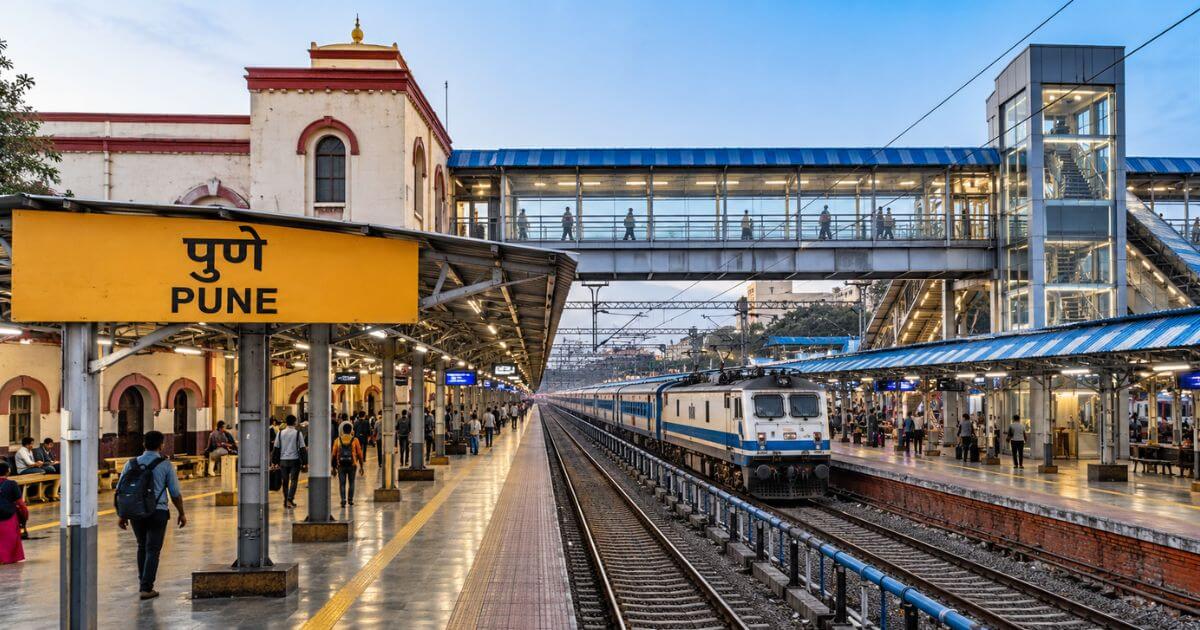 Pune Railway Station Increase Platform 6 To 12