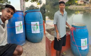 Bittu Tabahi Dustbin Installed Ajnar River Stolen